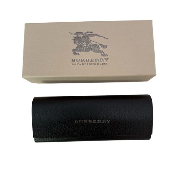 Burberry Eyeglasses/Sunglasses Black Case with Box - Picture 1 of 7